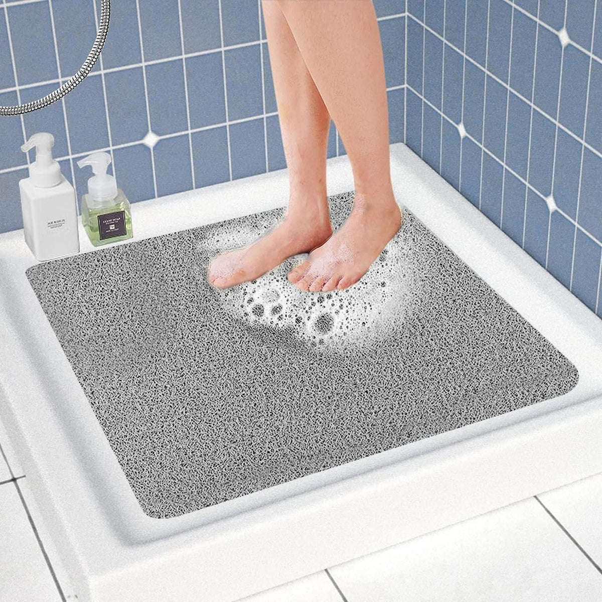 Rutschfeste Duschmatte 60x60 – Weiche Massage & Schnell Trocknend