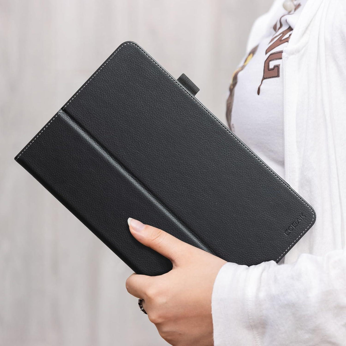 CoBak Fire Max 11 Tablet Hülle 11 Zoll Schwarz Folio mit Stifthalter