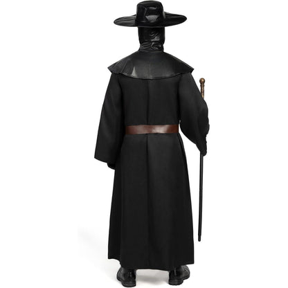 Herren Pestarzt Kostüm Set mit Maske und Zubehör XL