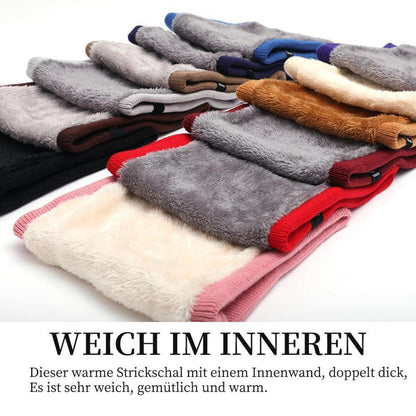 Fleece Schlauchtuch Herren Damen - Winddichter Winter Halsschal