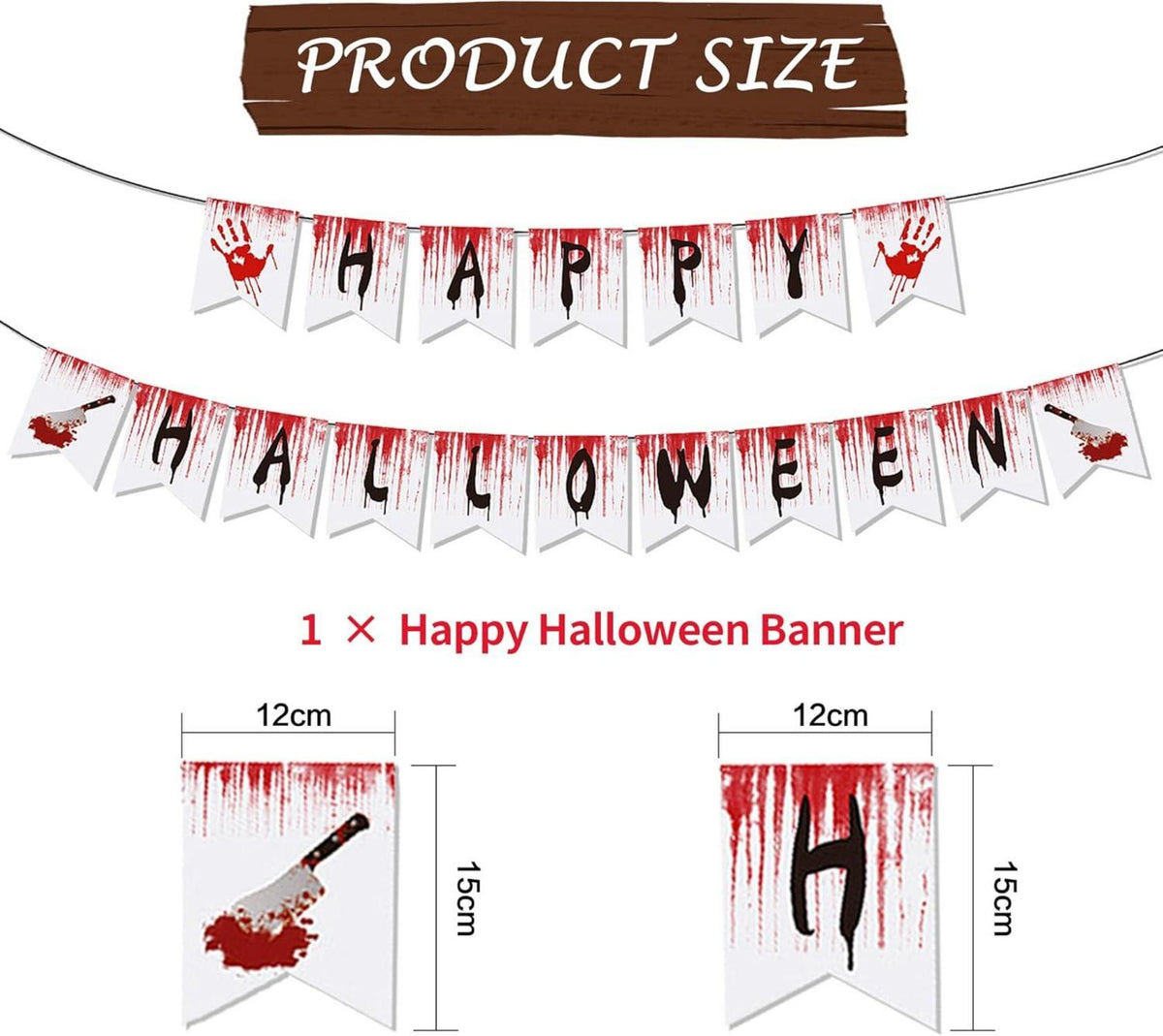Halloween Party Deko Set Luftballons Girlande Accessoires