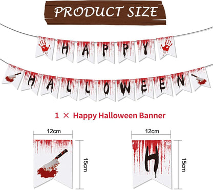 Halloween Party Deko Set Luftballons Girlande Accessoires