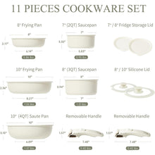 10-teiliges CAROTE Antihaft Topfset & Pfannenset mit