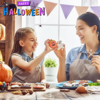 Halloween Ausstechformen Set 12 Stück Mini Edelstahl