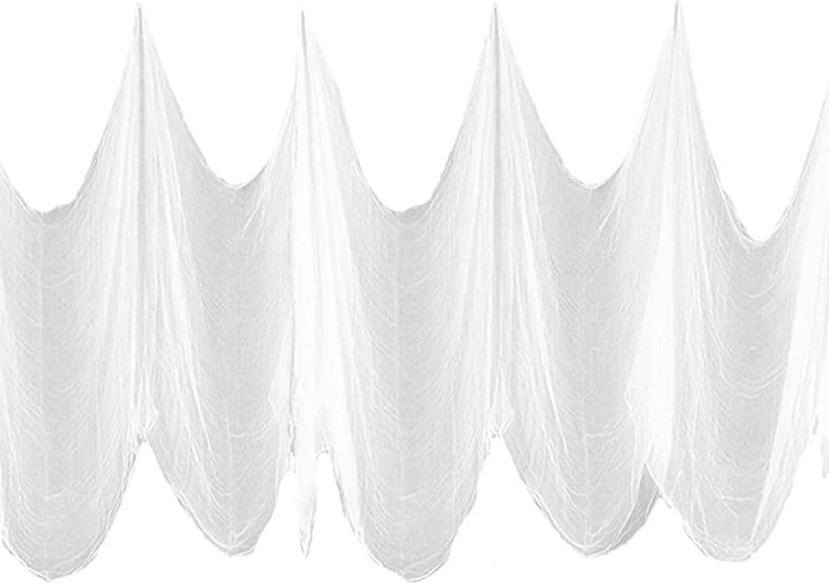 Halloween Gruseliges Tuch Schwarz 76x800 cm Halloween Dekoration