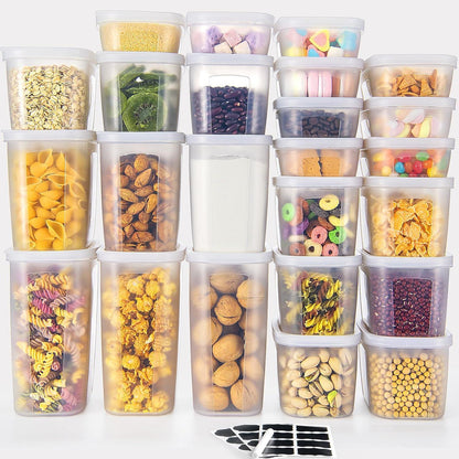 Vorratsdosen Set 24-teilig BPA-frei Luftdicht Küche Aufbewahrungsbox