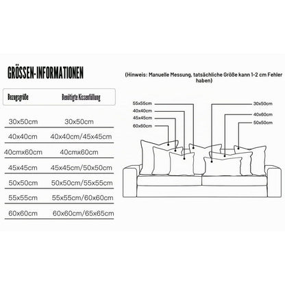 2x Cord Kissenbezug Lila 50x50cm - Dekokissen für Sofa