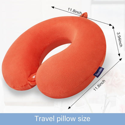 Reisenackenstütze Memory Foam – Komfortables Reisekissen für Flugzeug & Auto