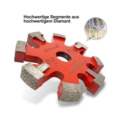 Diamant Frässcheibe 120mm für Fußbodenheizung, 17mm Nutbreite