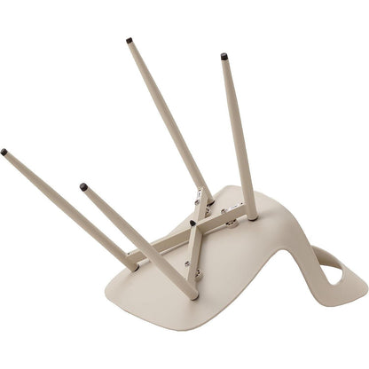 Moderner Esszimmerstuhl 6er-Set, Beige – Skandinavischer Designstuhl