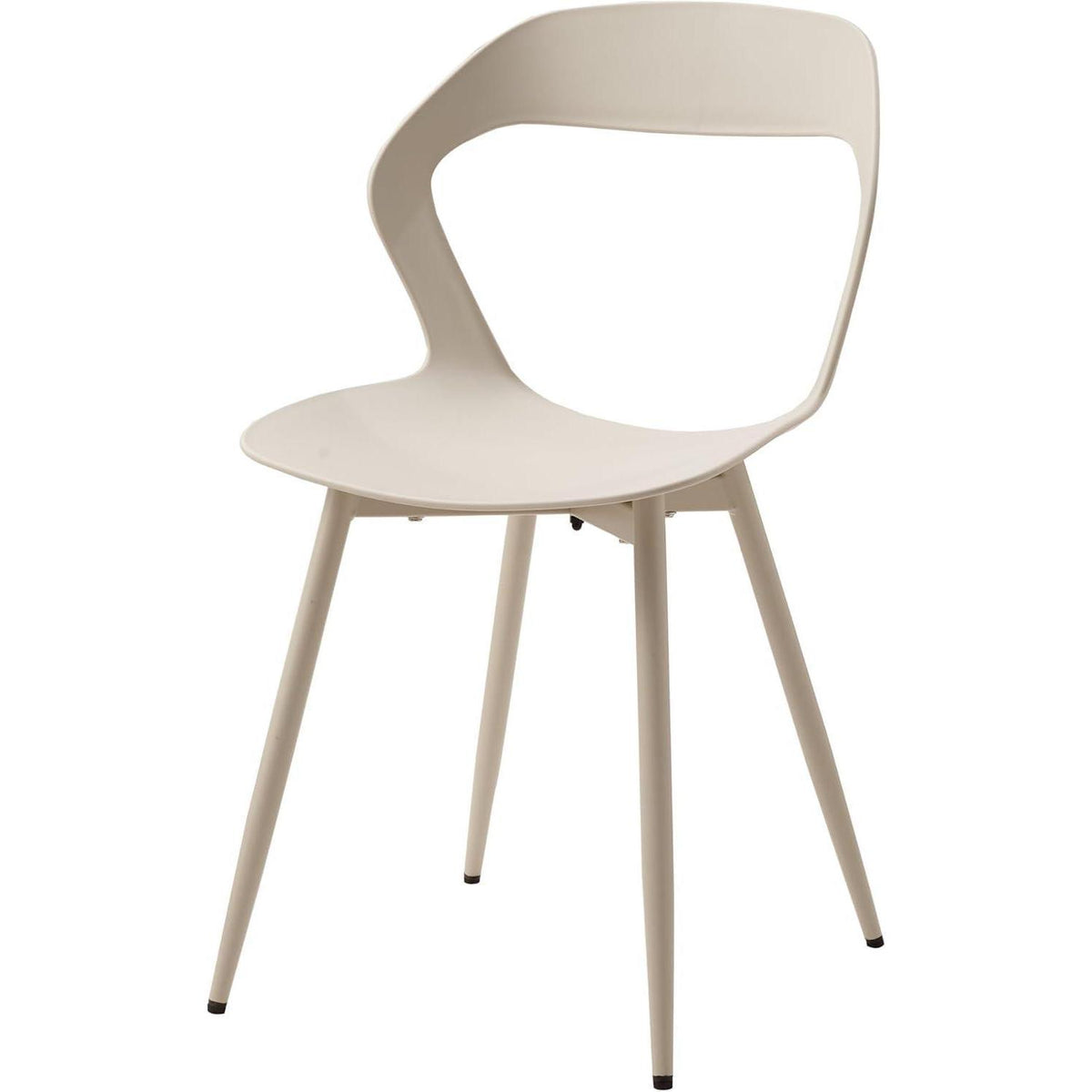 Moderner Esszimmerstuhl 8er-Set Beige – Skandinavischer Designstuhl