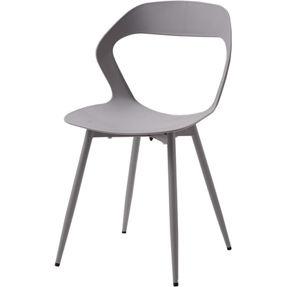 Moderner Esszimmerstuhl Set (4x) Grau – Skandinavischer Designstuhl