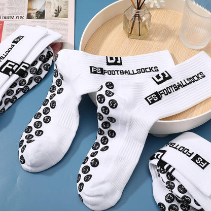 5er Pack Fußballsocken 39-46 Anti-Rutsch Sportsocken Herren Damen