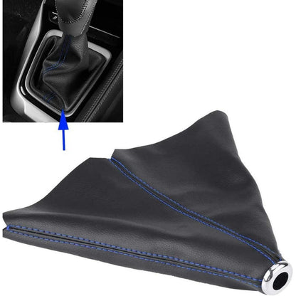 Schaltknauf-Abdeckung Universal Blau in Lederoptik