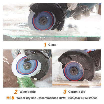 Diamant-Trennscheibe 75mm für Glas & Keramik, 10 Stück