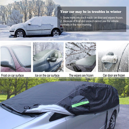 Halbe Autoabdeckung wasserdicht für Schrägheck (bis 440cm)