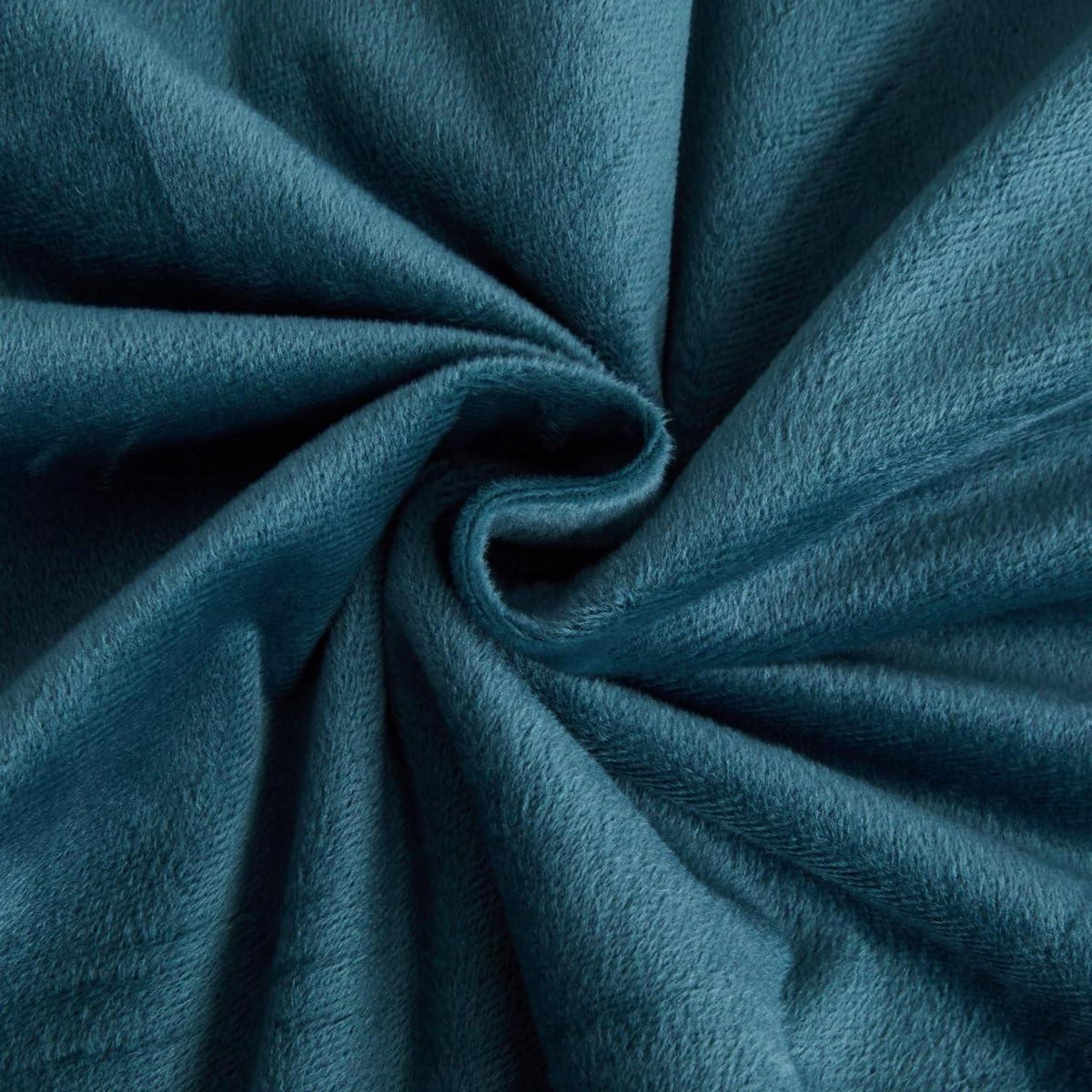 Kuschelige Coral Fleece Bettwäsche Set 135x200cm Blau