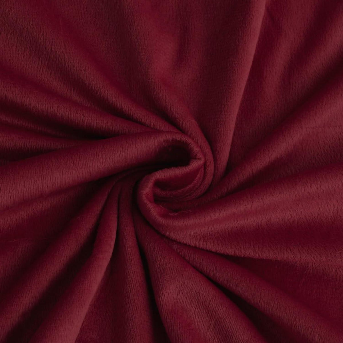 Kuschelige Plüschbettwäsche 220x240cm Rot/Grau mit Kissenbezügen
