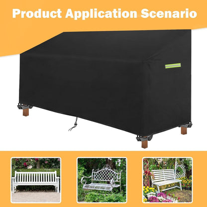 Gartenbank Abdeckung Wasserdicht 165x67x65/91cm Schutzhülle
