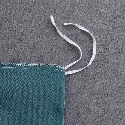 Winter Bettwäsche Fleece 200x220cm – Kuscheliges Bettwäsche-Set in Blau, Grau
