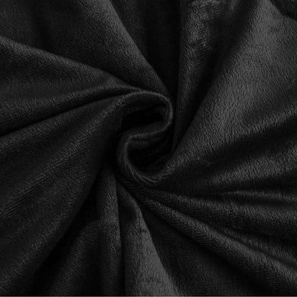 Kuschelige Bettwäsche-Set 135x200 cm | Schwarz & Weich