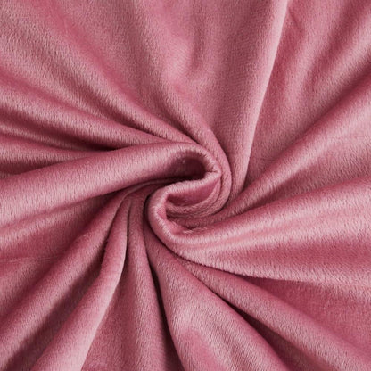 Fleece Bettwäsche Set Rosa – Kuschelig & Flauschig 220x240cm