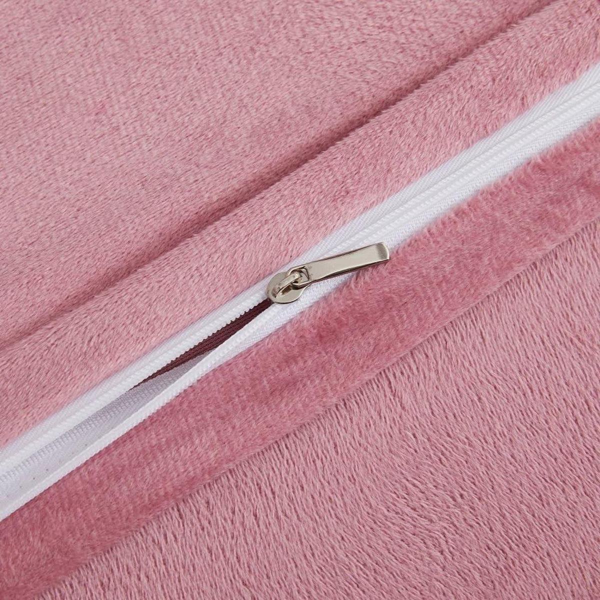 Fleece Bettwäsche Set Rosa – Kuschelig & Flauschig 220x240cm