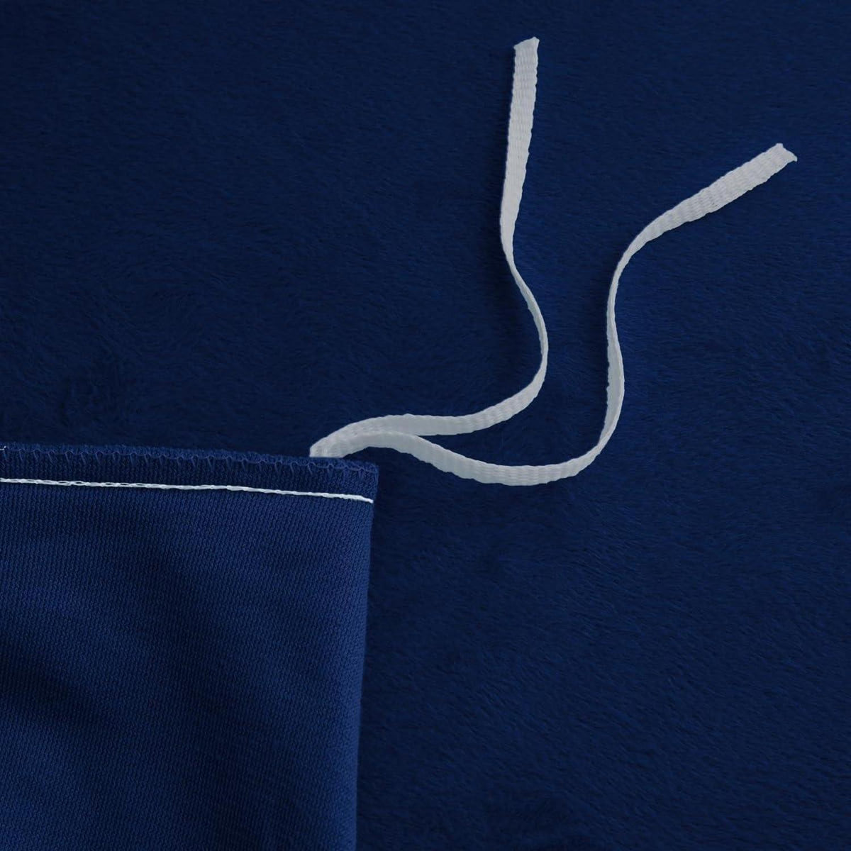 Warme Winter Bettwäsche Set 135x200 Blau & Dunkelblau