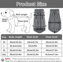 FWLWTWSS Hundepullover Winter Rollkragen Strickpullover