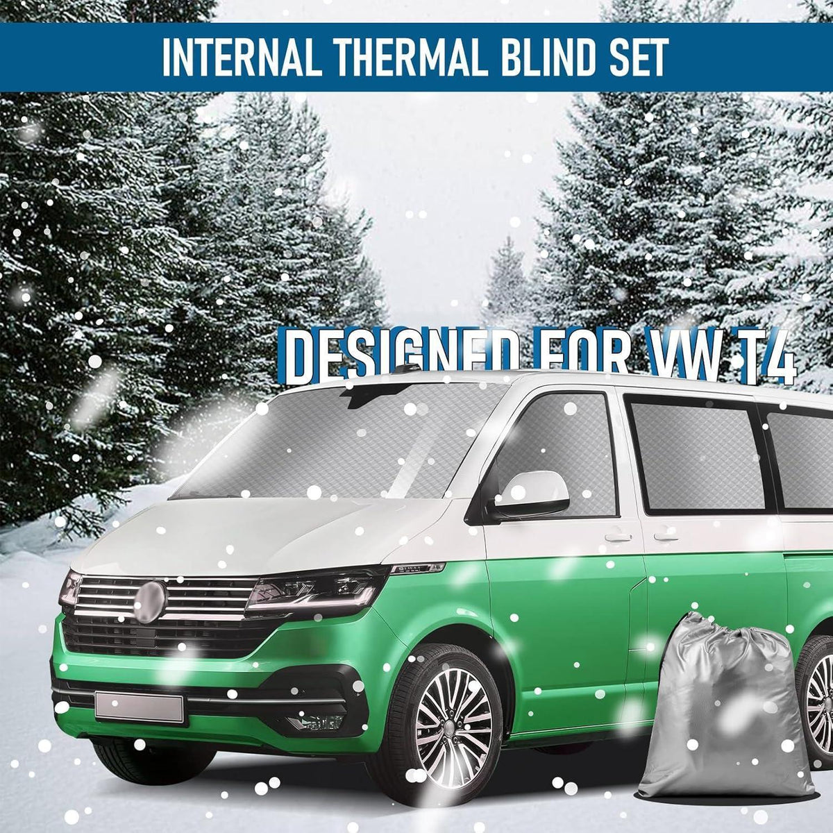 Thermo-Matten Set VW T4 LWB – Sonnenschutz für Wohnmobil & Auto
