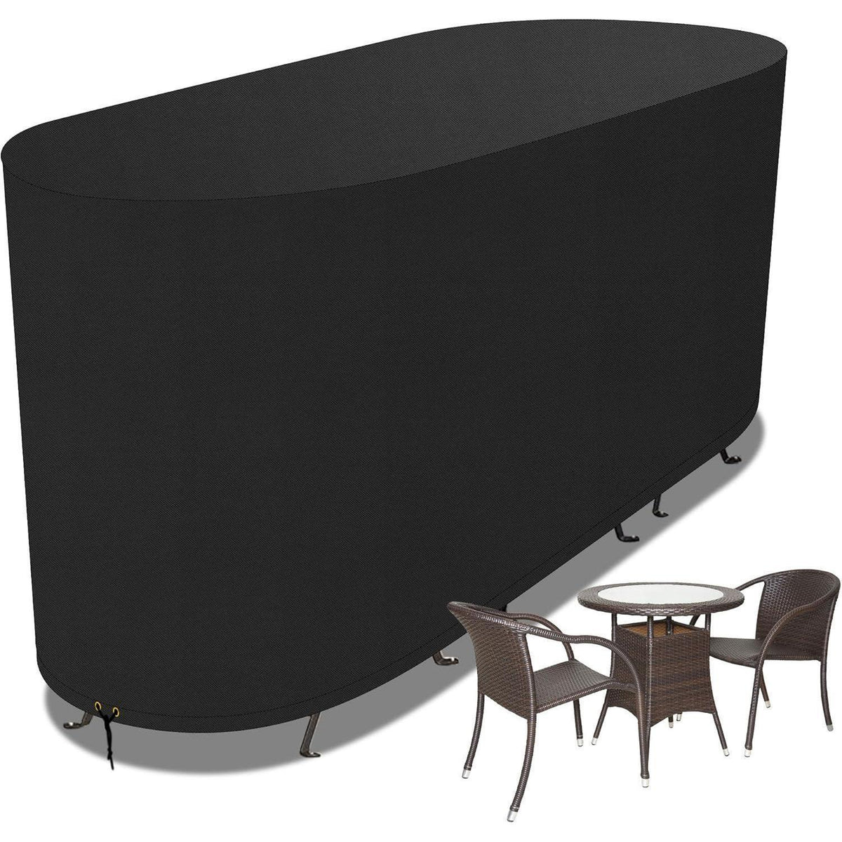 Gartenmöbel Abdeckung Wasserdicht 124x63x80cm – Schutzhülle Bistro Set