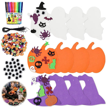 Halloween Bastelset Kinder – Kürbis & Halloween Deko DIY