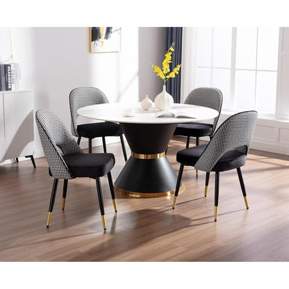 Samt Esszimmerstühle 4er Set – Modern & Komfortabel