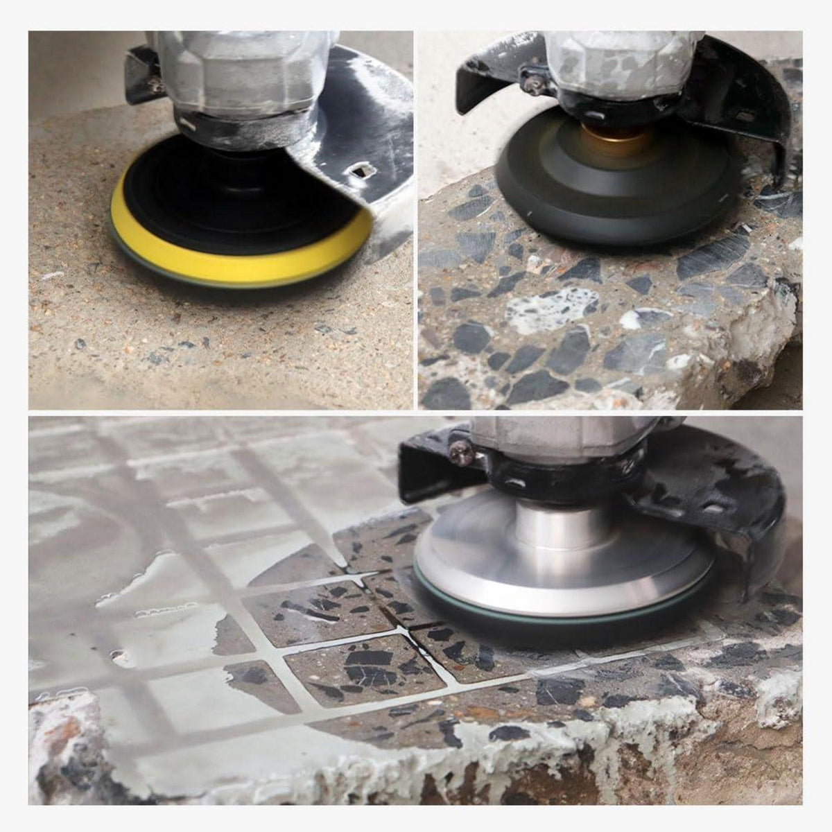 Diamant Beton Polierpads 6er Set 4 Zoll #400 Harzbindung