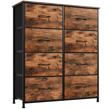 Kommode mit 8 Stoffschubladen – Schlafzimmer Organizer