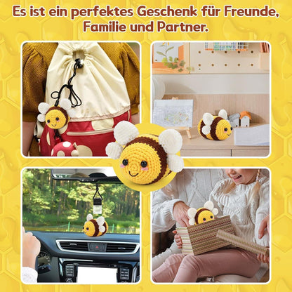 Häkelset Biene für Anfänger | Komplett mit Anleitung & Video