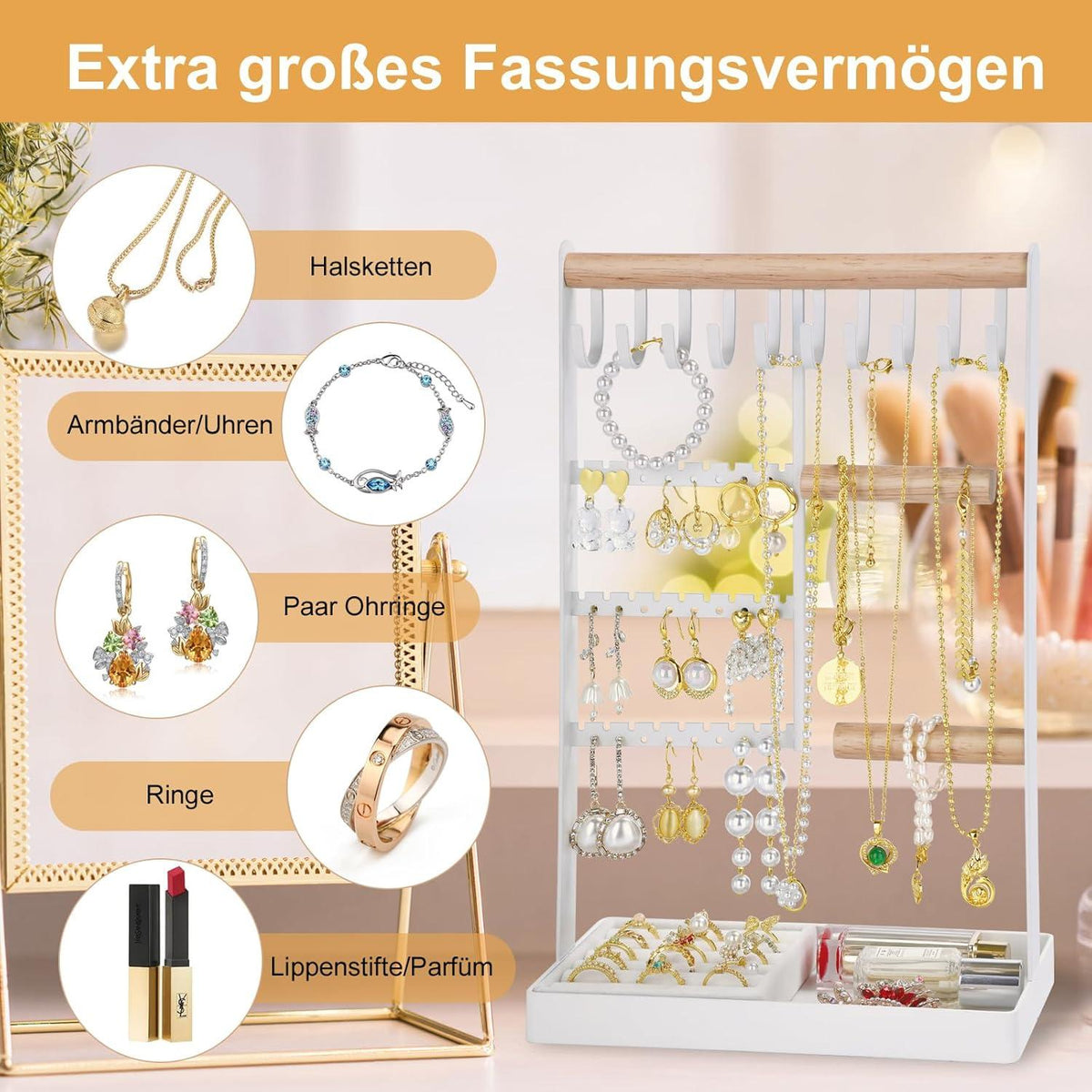 Schmuckständer Schmuckbaum Kettenständer Schmuck Organizer