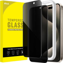Sichtschutz iPhone 15 Pro Max 6,7 Zoll 2 Stück Anti-Spähen Glasfolie
