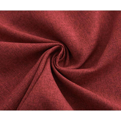 Runde Baumwollleinen Tischdecke 260 cm – Rot