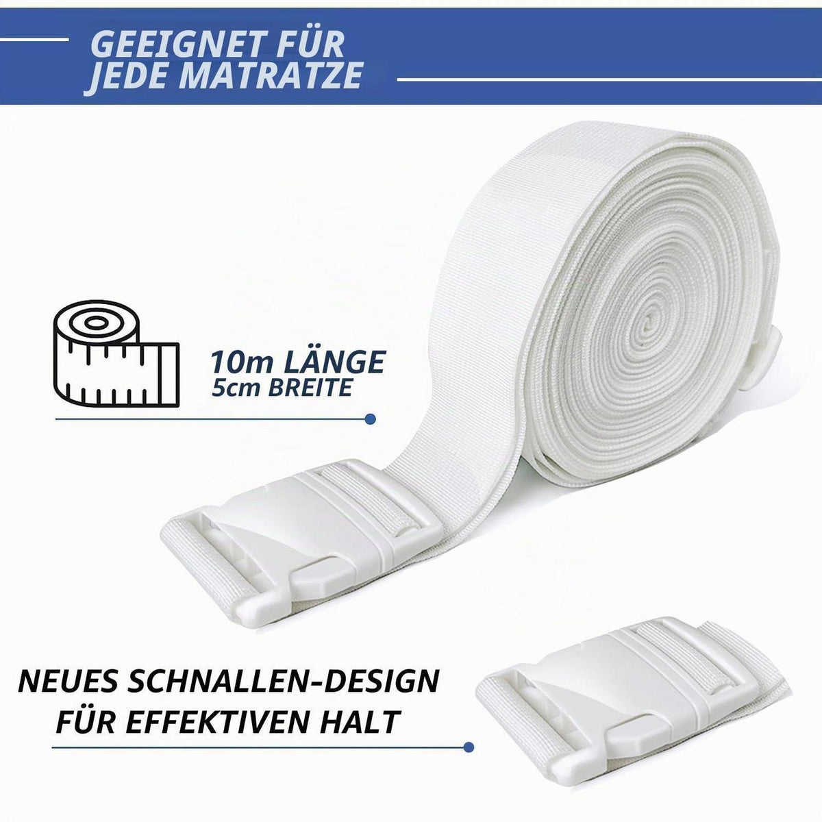 Matratzenhalter – Verbindet zwei Betten zu einem Kingsize Bett