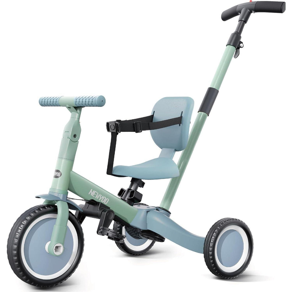 5-in-1 Kinder Dreirad & Laufrad ab 1 Jahr, Grün