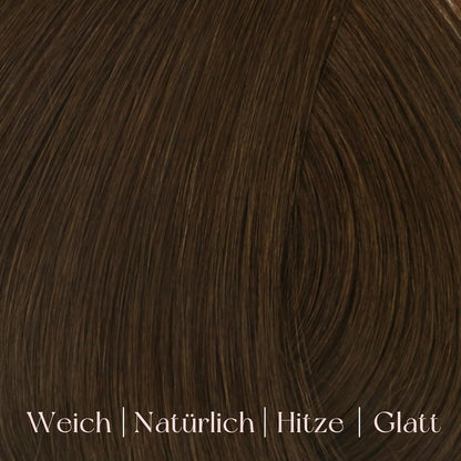 Echthaar Clip-Ins Braun 55cm – Volle Fülle & Natürlicher Look