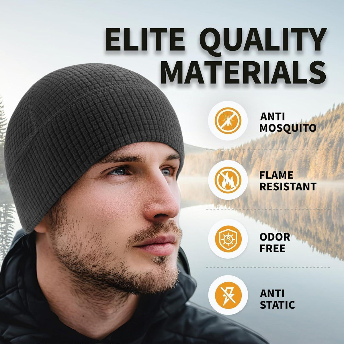 Herren & Damen Laufmütze 2er Set – Warm & Atmungsaktiv