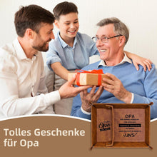 Schale Tablett Geschenke für Opa Weihnachten in Lederoptik