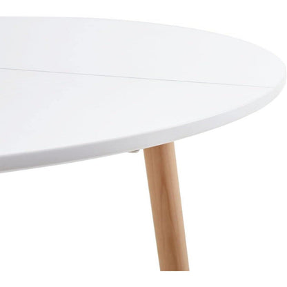 Skandinavisches Essgruppen-Set: 80cm Holztisch & 4 Stühle Schwarz/Grau