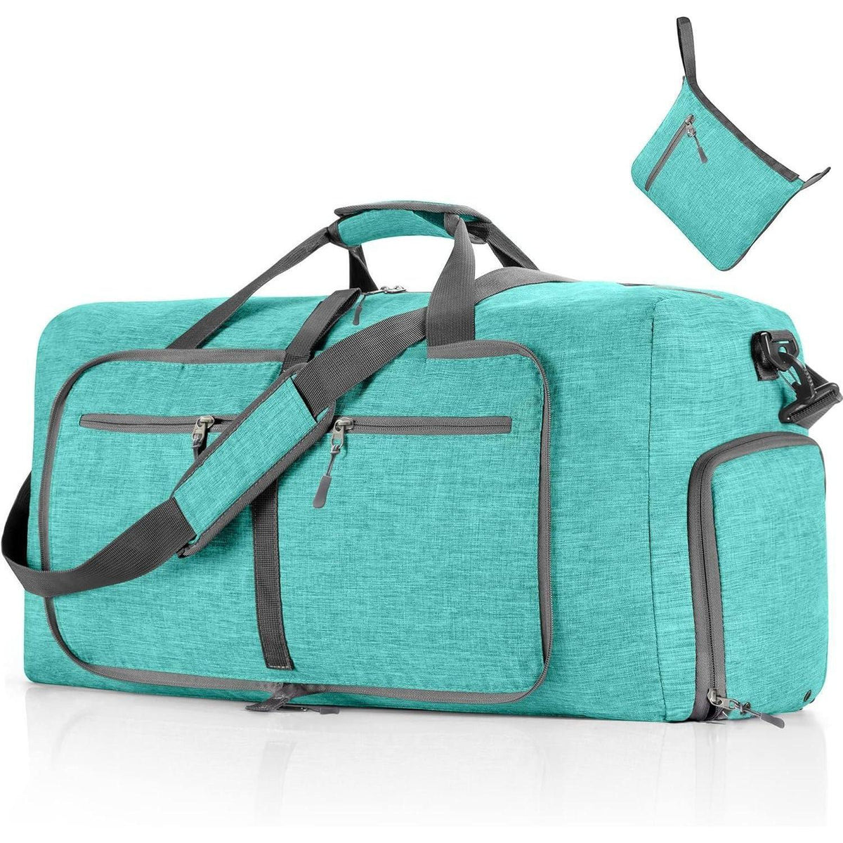 Reisetasche 115L mit Schuhfach, Minzgrün