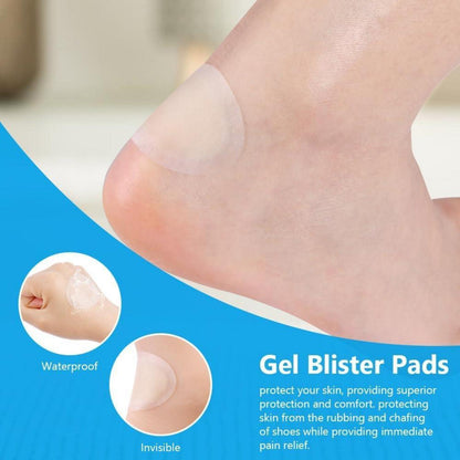 Blasenpflaster Hydrogel Wasserdicht für Ferse & Zehen (16 Stück)