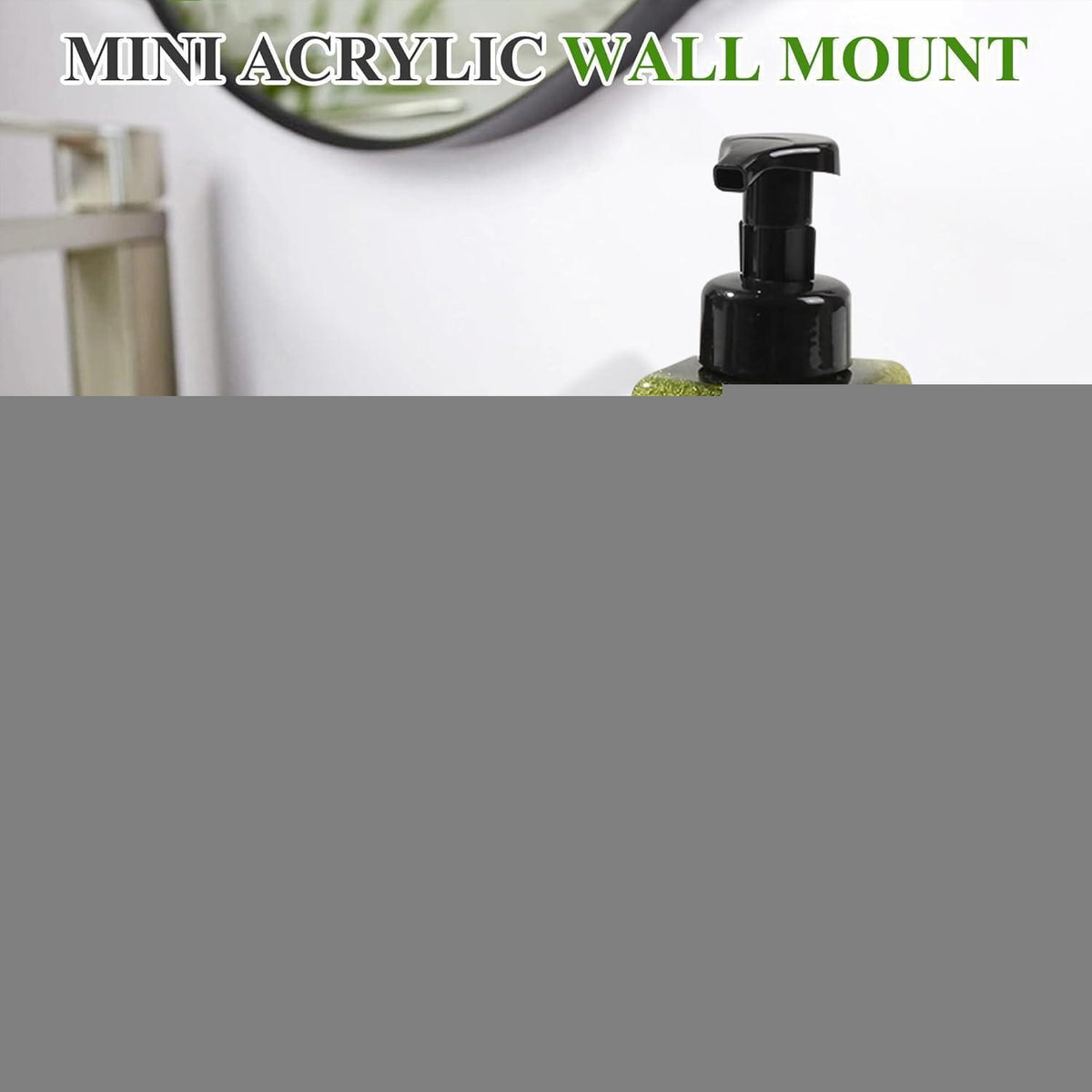 4er Set Kleines Wandregal Weiß 10cm ohne Bohren aus Acryl