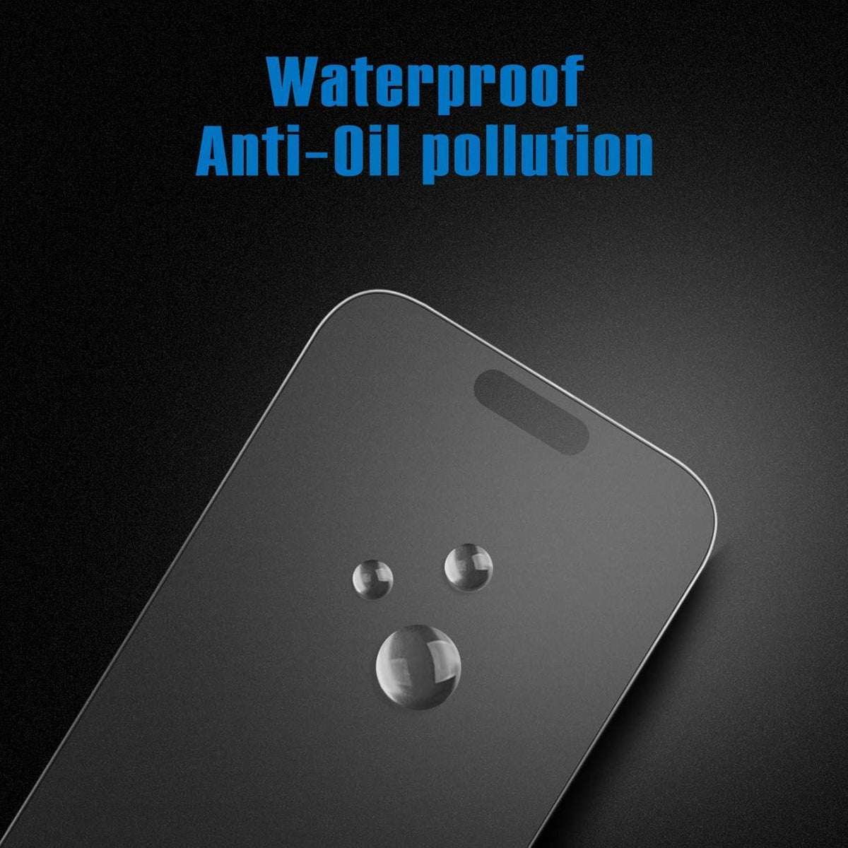 Matt Panzer Schutzglas für iPhone 15 (2+2 Stk.) Blendschutz