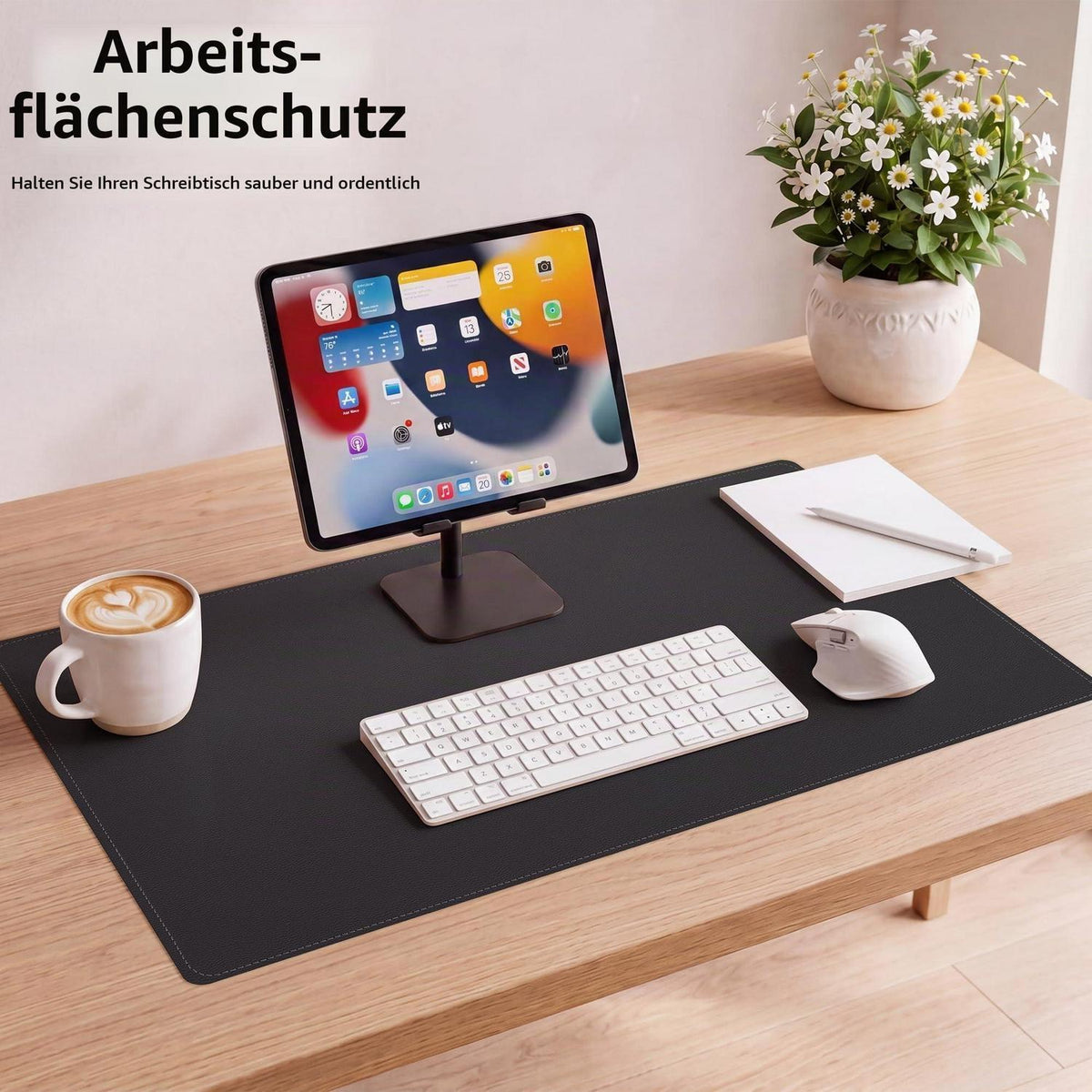 Kork Tischunterlage 80x43 cm – Rutschfest & Wasserdicht